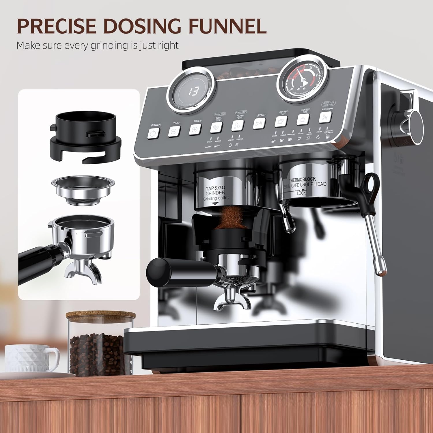 QJA-Espresso-Machine-with-Grinder-20-Bar-Pressure-Professional-Espresso-Maker-with-30-Grinding-Settings